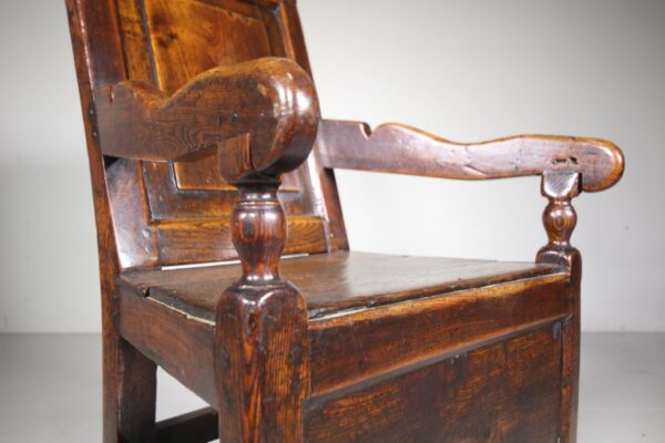 Beautiful 18th Century Yorkshire Antique Elm Armchair | Miles Griffiths Antiques