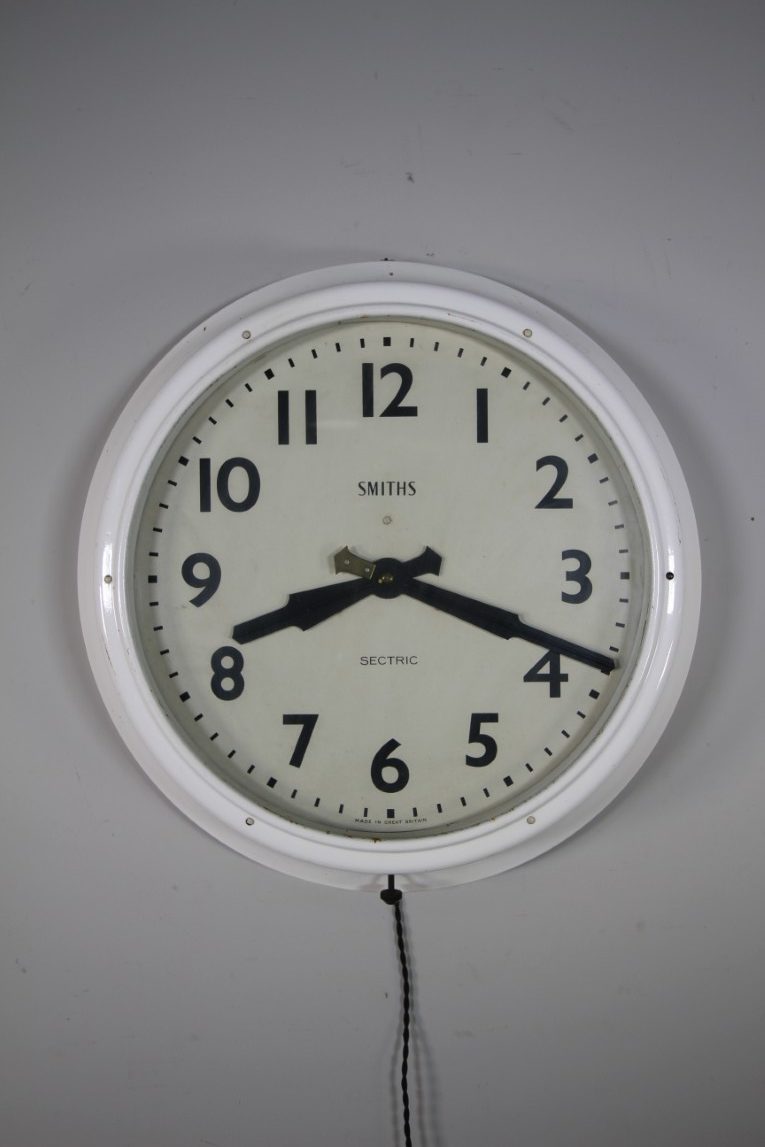 Large 1930’s Smiths Sectric Hospital Wall Clock