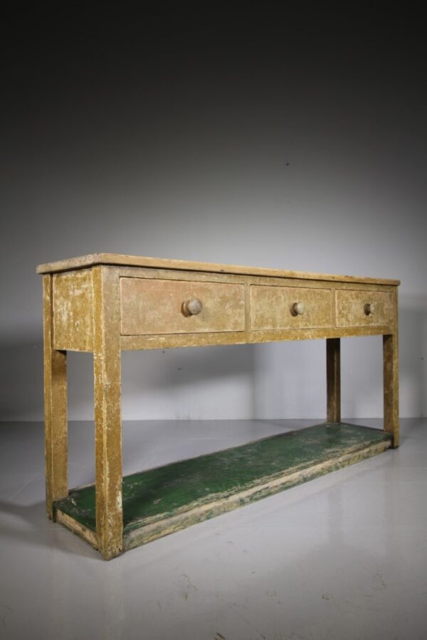 English Antique Original Painted Pine Potboard Dresser | Miles Griffiths Antiques