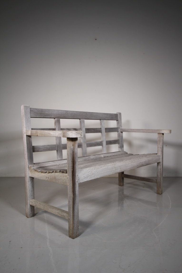 Rare Design Heals 1920’s Teak Garden Bench