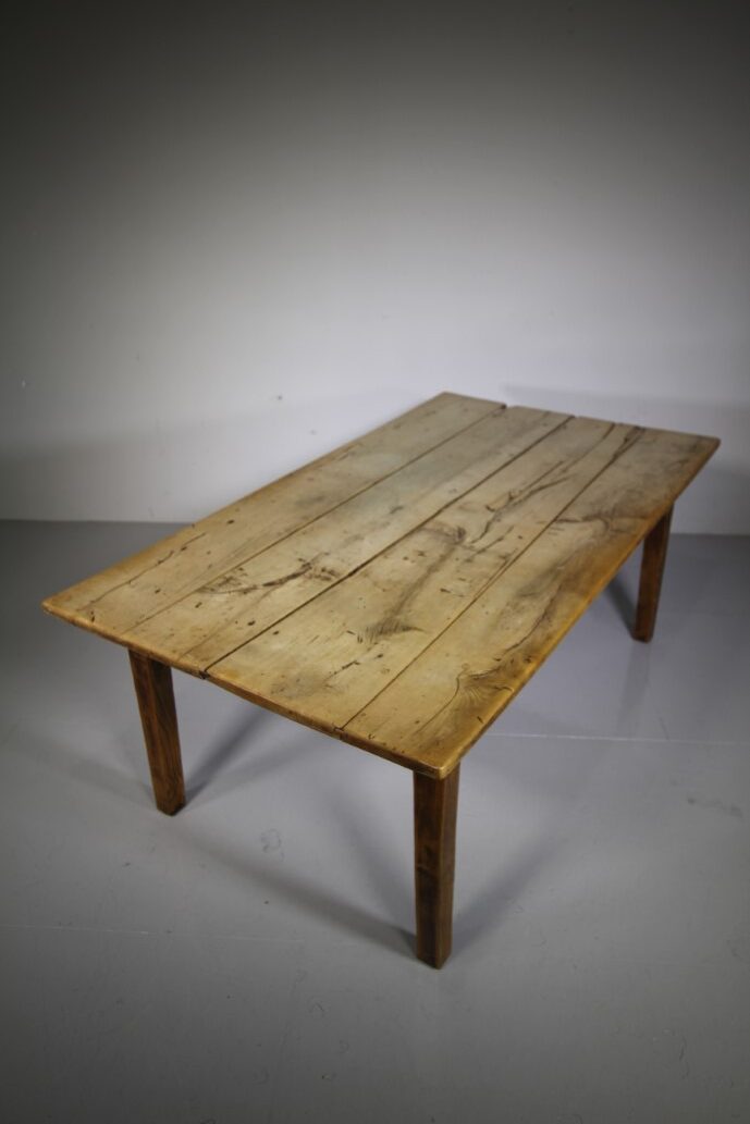 Fabulous Sycamore Antique Low Coffee Table