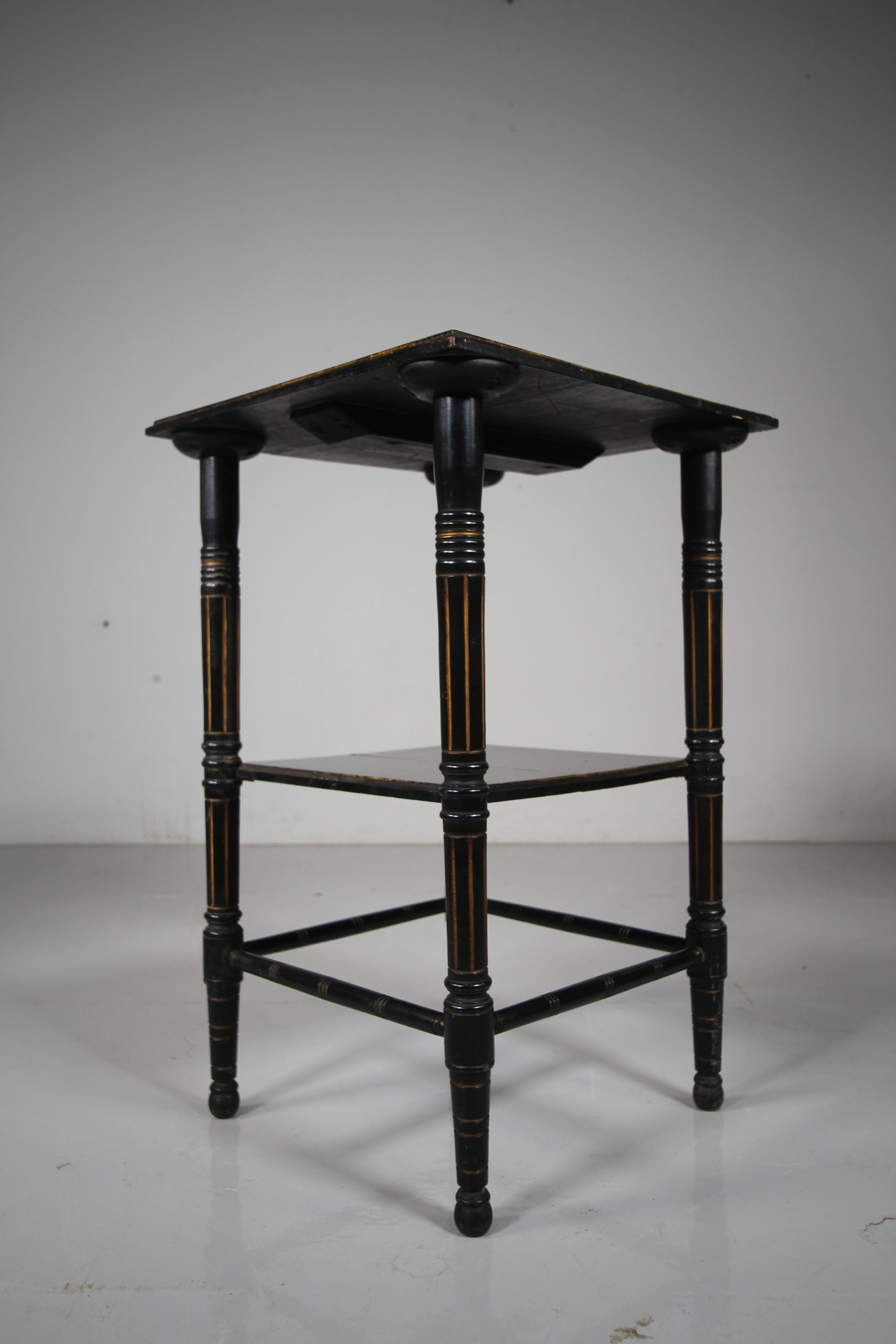 19th Century Antique Ebonised Side Table
