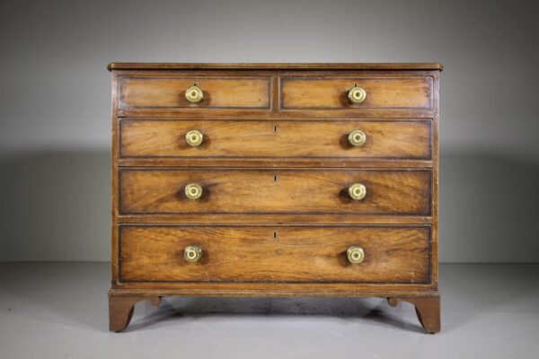 Georgian Original Painted Pine Antique Chest of Drawers | Miles Griffiths Antiques