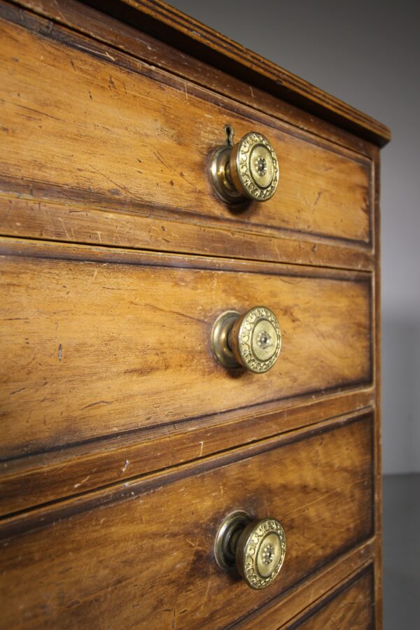 Georgian Original Painted Pine Antique Chest of Drawers | Miles Griffiths Antiques