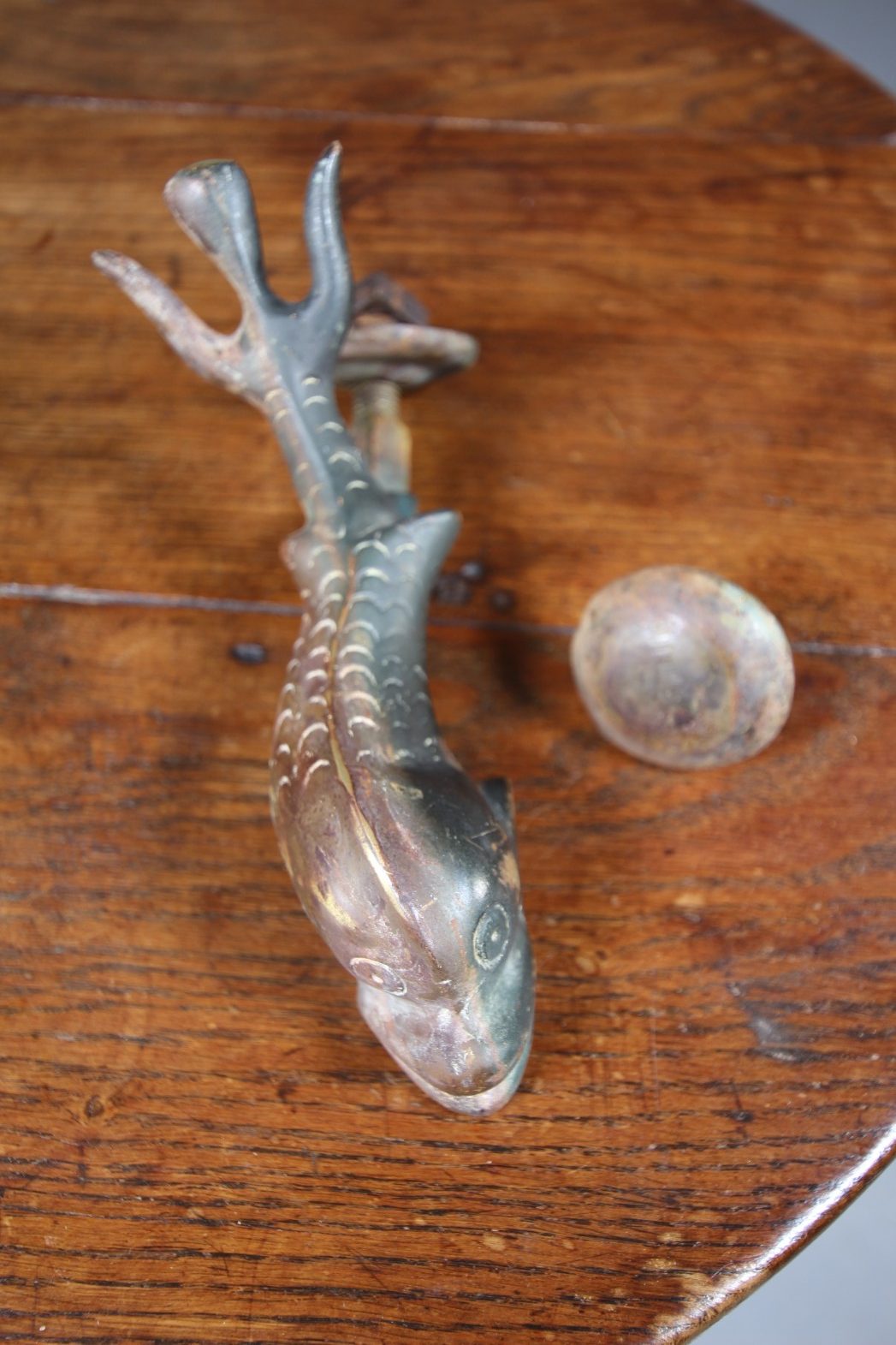 Lovely English Regency Antique Bronze Door Knocker