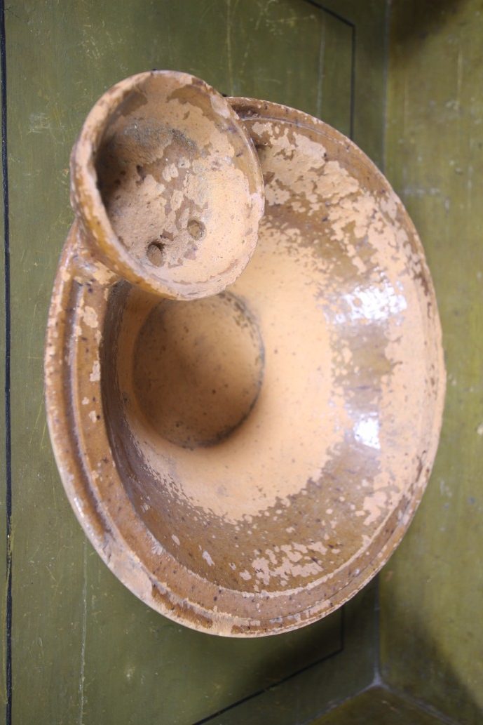 Rare 19th century Verwood Antique Wash Bowl & Soap Dish