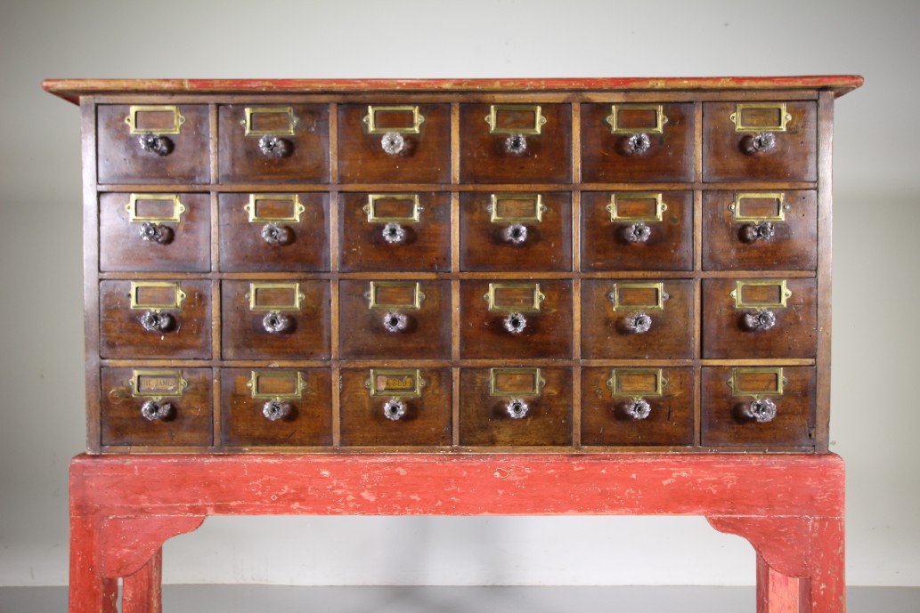Fabulous English 19th Century Antique Apothecary Chest on Stand - Image 7