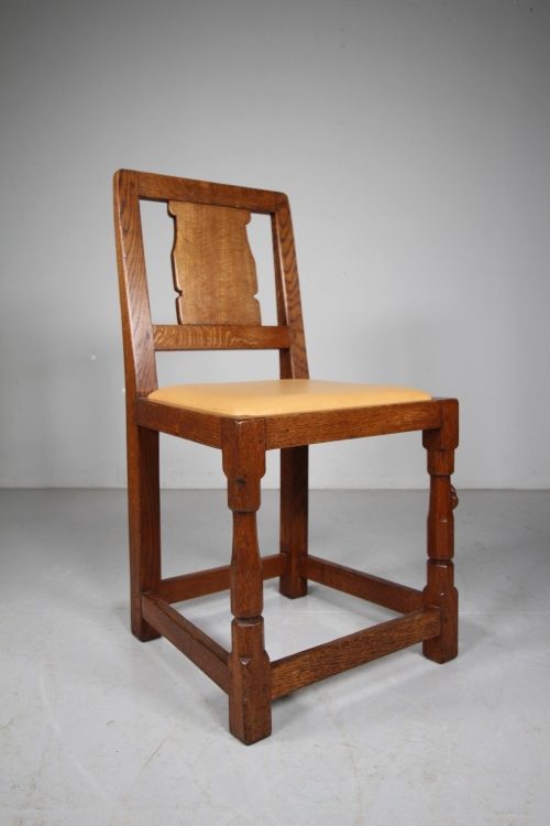 Mouseman Single Oak 1930’s Dining or Desk Chair