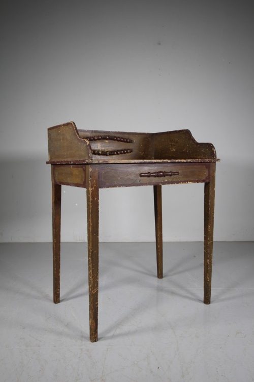 19th Century Original Painted Pine Antique Side Table