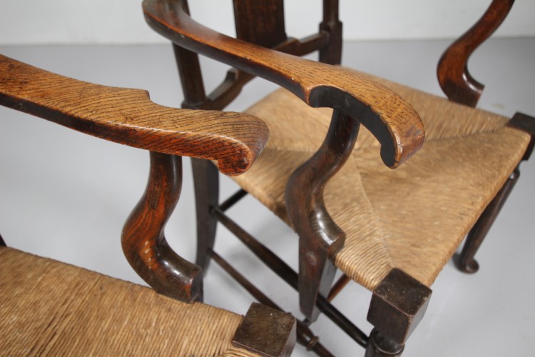 Pair of 19th Century William Morris Antique Tabard Inn Dining Chairs - Image 6