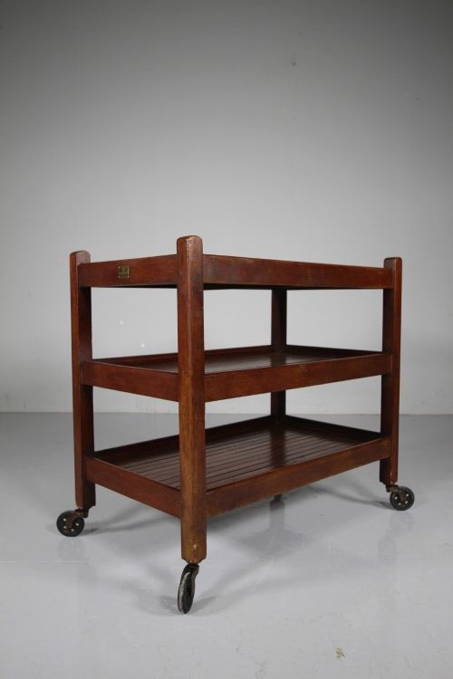 Heals 1930’s Teak Garden Trolley – Labelled