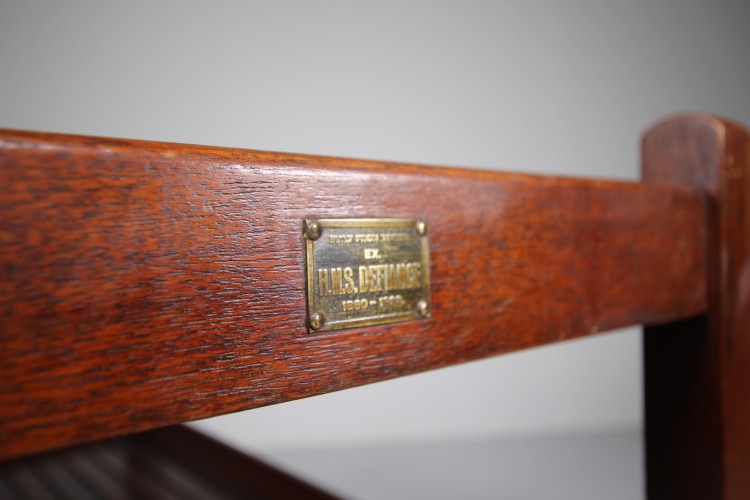 Heals 1930's Teak Garden Trolley - Labelled