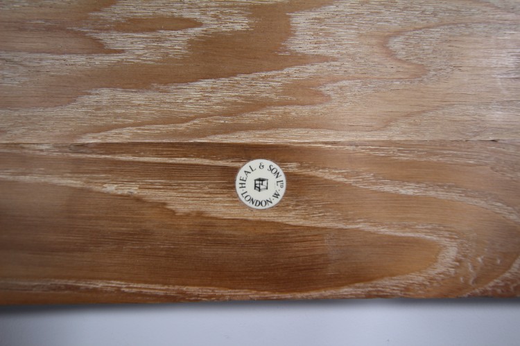 Pair of Heals Edwardian Antique Oak Single Beds - Labelled