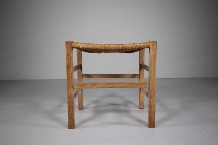 Heals of London Antique Oak Stool - Image 3