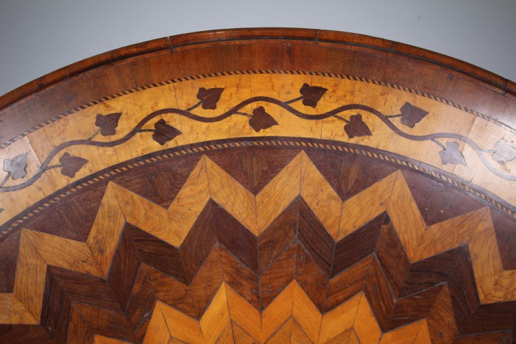 Amazing Irish 19th Century Antique Killarney Inlaid Table Top
