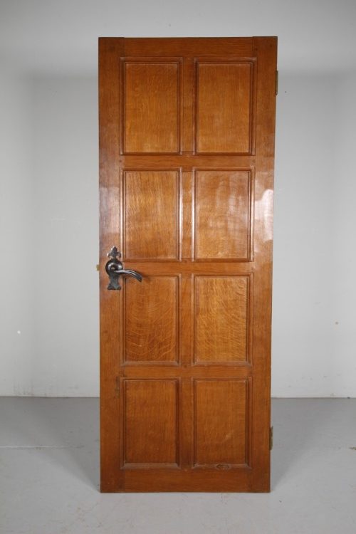 Rare Mouseman 1940’s Adzed Oak Cupboard Door with Mouse