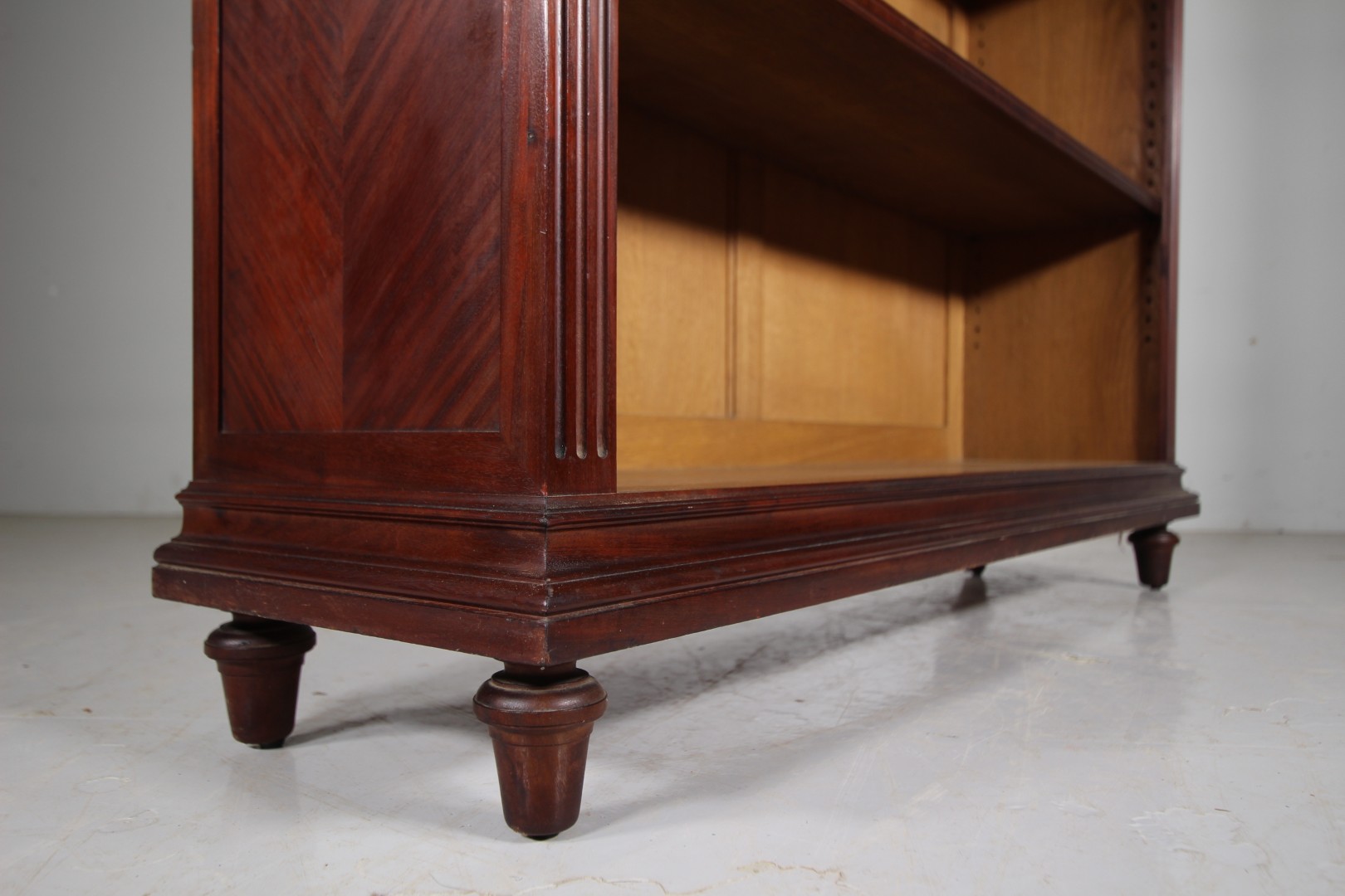 Quality Large 19th Century Antique Open Bookcase