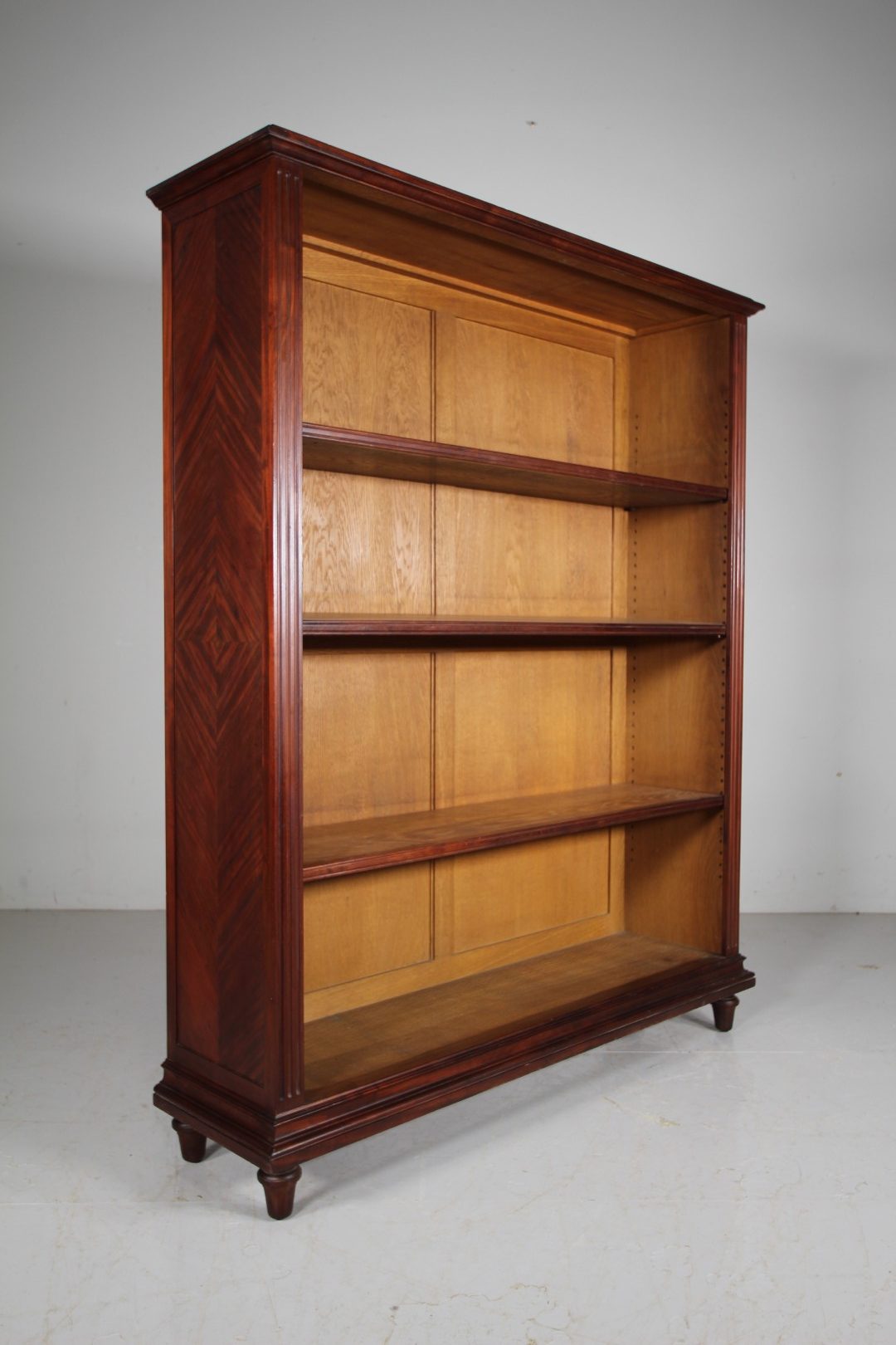 Quality Large 19th Century Antique Open Bookcase
