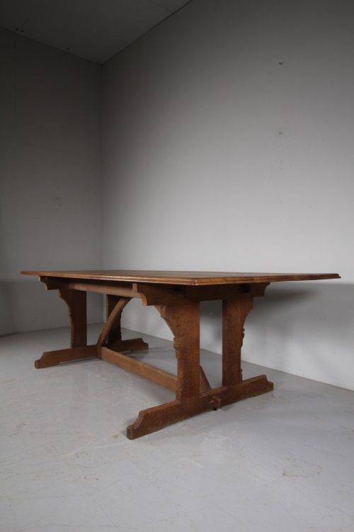 19th Century Large Scale Antique Oak Dining Table – Bodleian Library