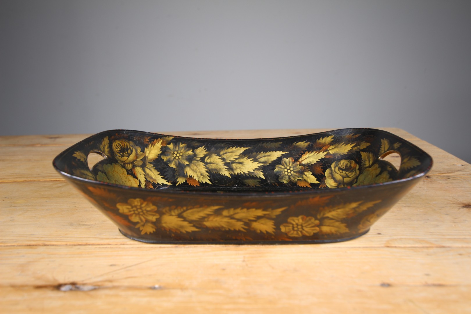 Regency Antique Papier Mache Tray by Clay of Covent Garden - Image 5