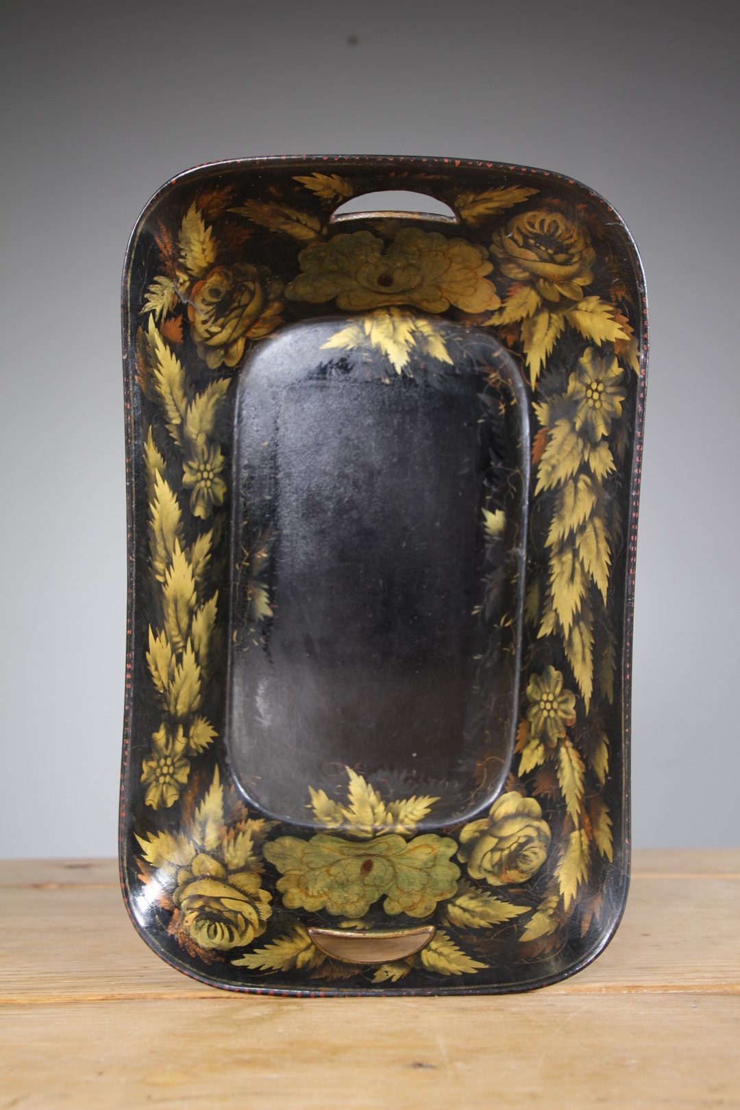 Regency Antique Papier Mache Tray by Clay of Covent Garden