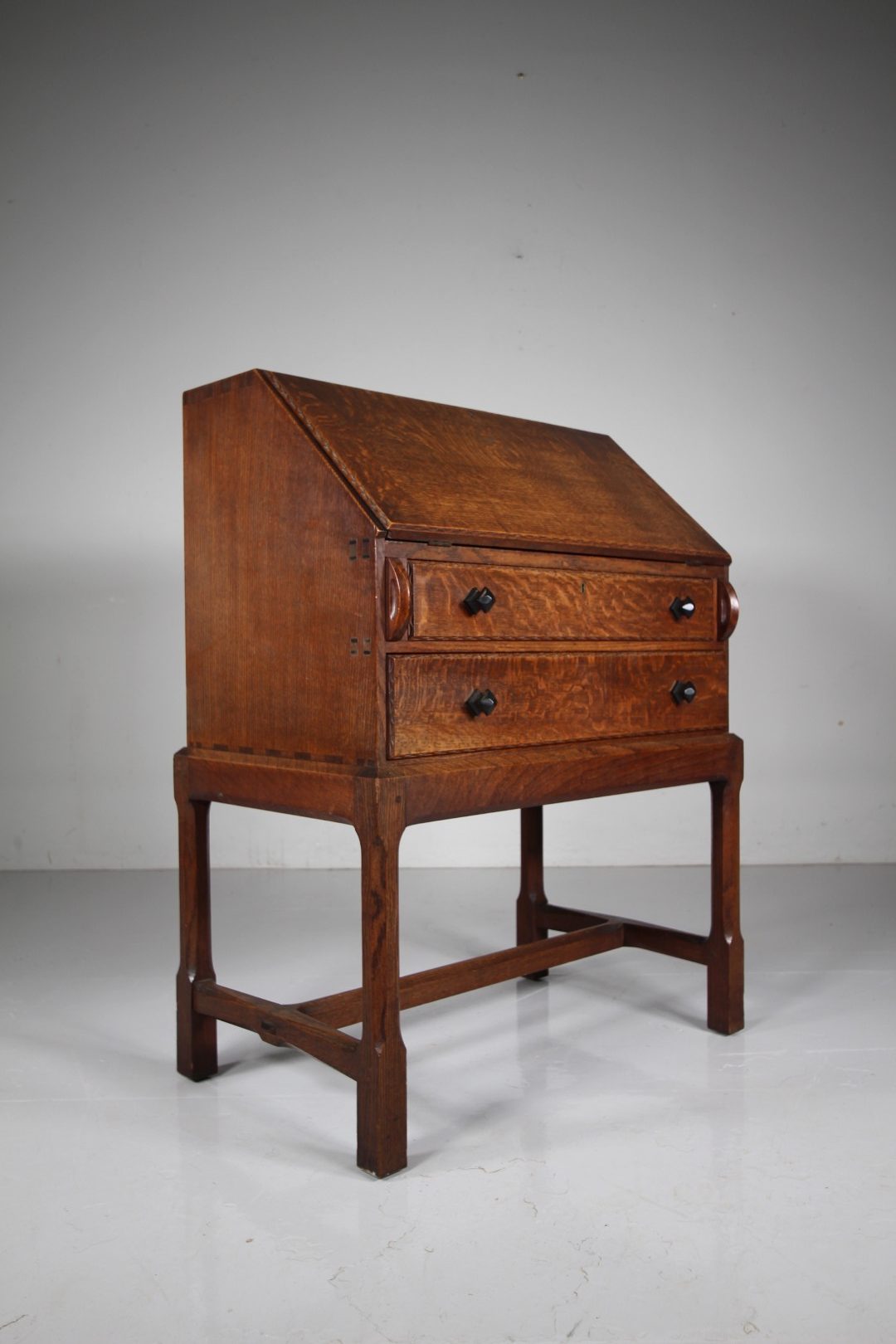 Fabulous Stanley Webb Davies 1930’s Oak Writing Bureau