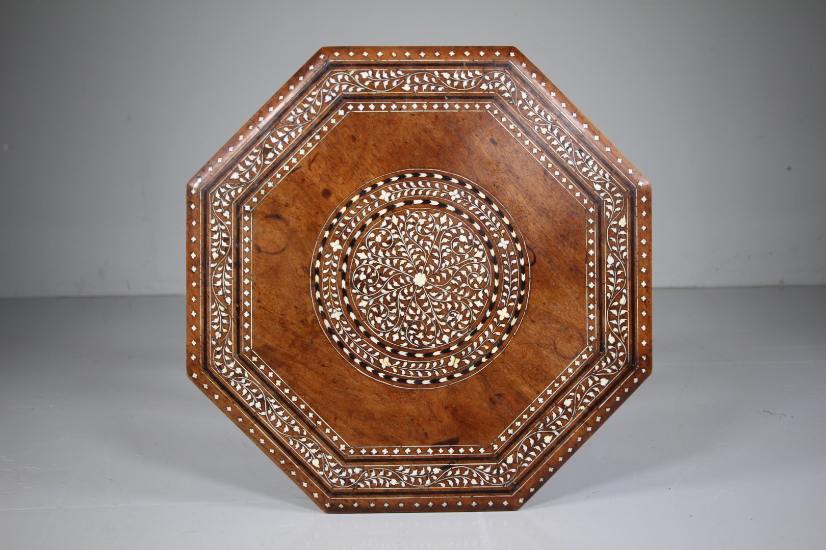 Quality Edwardian Antique Moorish Inlaid Side Table