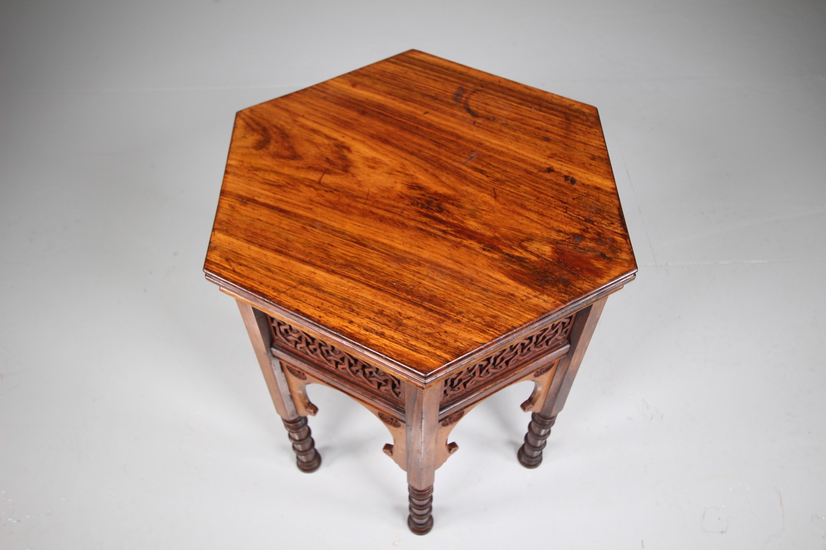 English 19th Century Antique Moorish Inspired Side Table- High Quality - Image 5