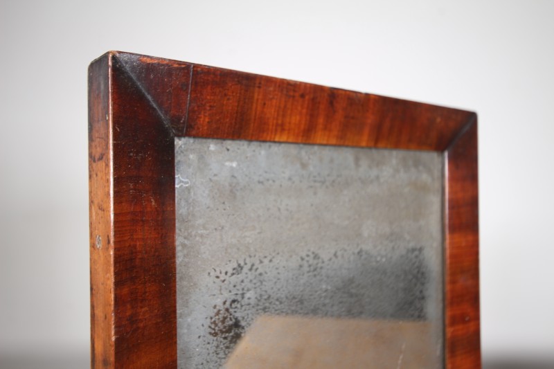 English 18th Century Antique Mahogany Wall Mirror - Image 3