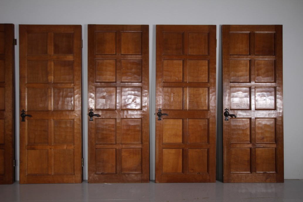 Rare 1940’s Mouseman Solid Oak Adzed Door with Mouse - 7 Available - Image 8