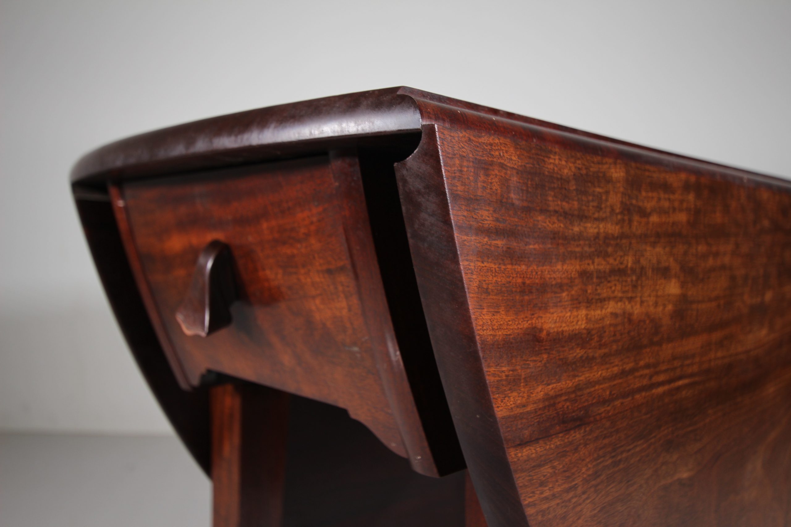 Rare 1950’s Cuban Mahogany Dining Table by Judith E Hughes - Image 7