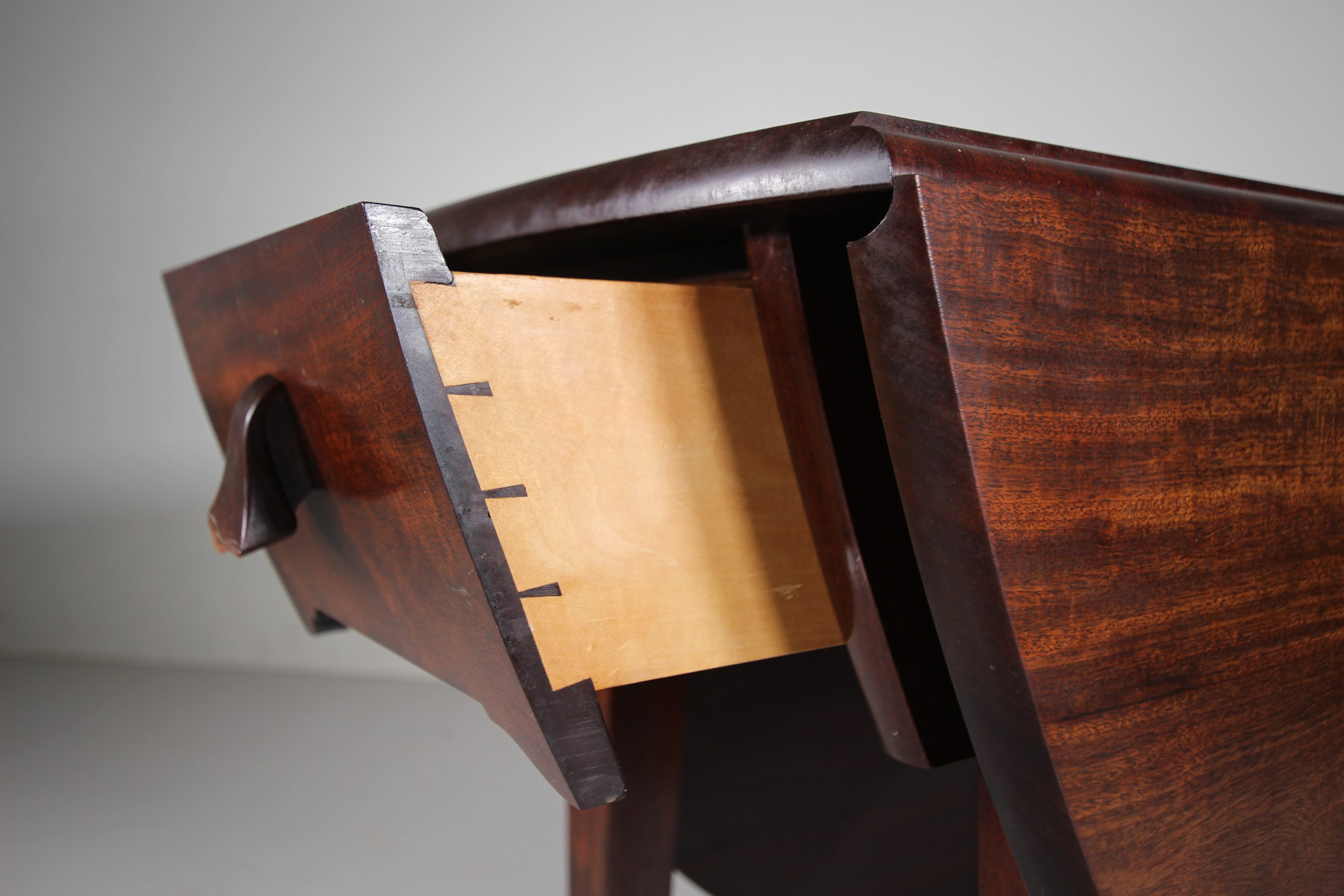 Rare 1950’s Cuban Mahogany Dining Table by Judith E Hughes - Image 8