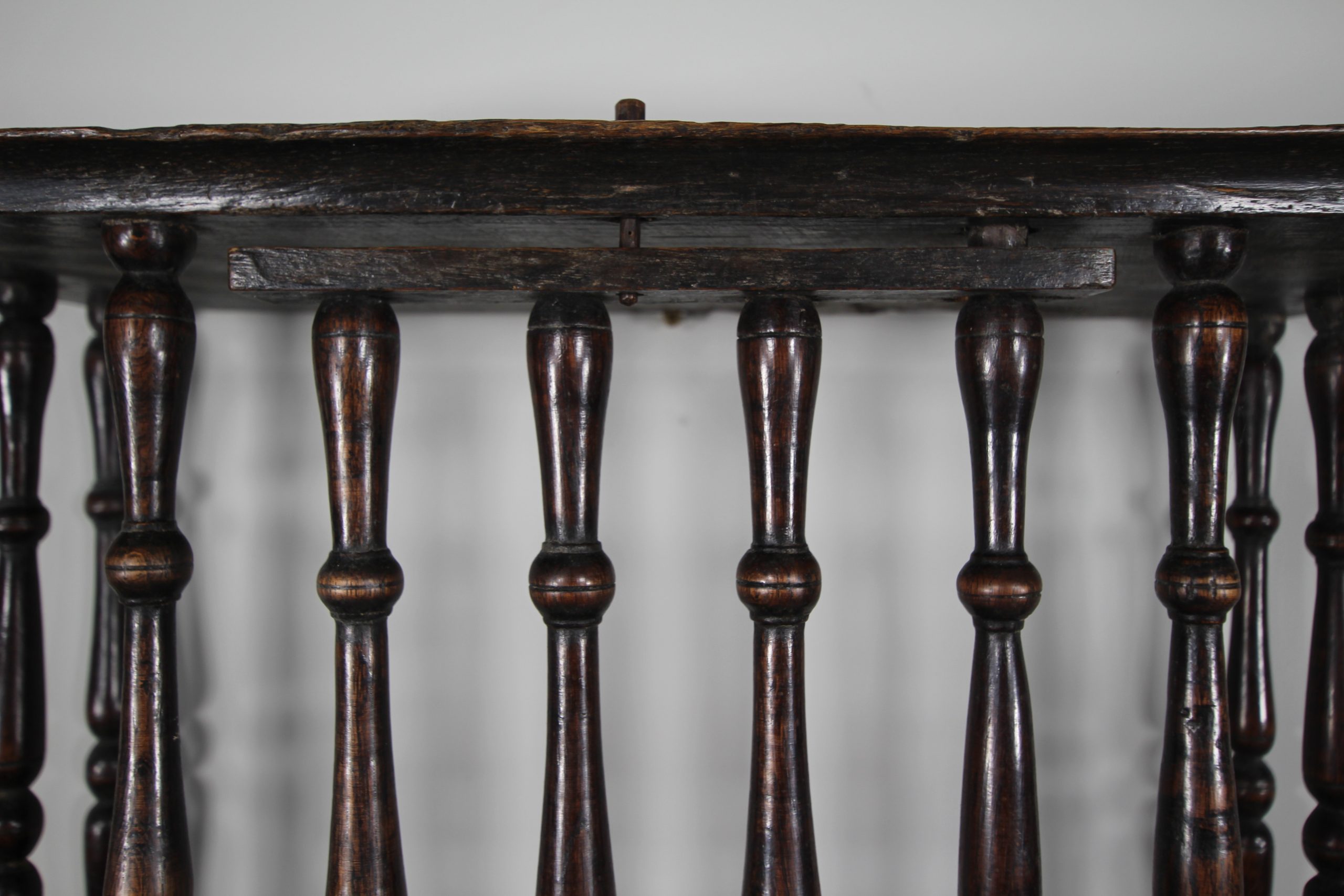 Rare English 17th Century Period Oak Antique Livery Cupboard - Image 7